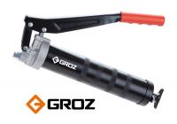 Шприц для смазки с двойным поршнем для большого объема со стальной трубкой и насадкой 500см3, 400гр (GR42630)