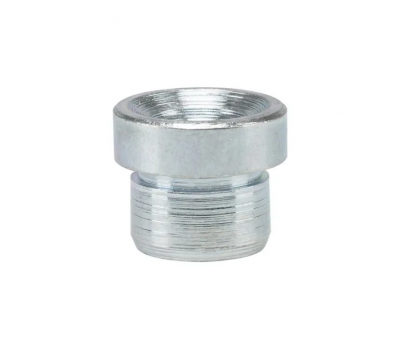 Воронкообразная заколачиваемая пресс-масленка D1A, 8/10 круглая, прямая (180), оцинкованная сталь, MasloSmenka 011502