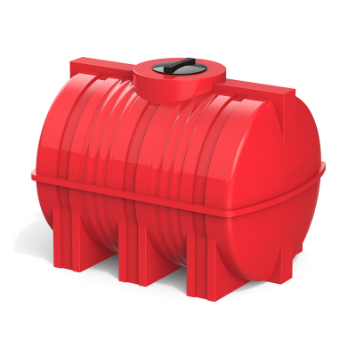 Горизонтальная емкость G 2000 литров (красный)