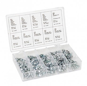 Набор пресс-масленок 70 шт., Pressol (16092)