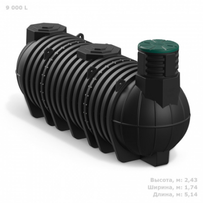 Подземный модульный резервуар DL 9000 литров