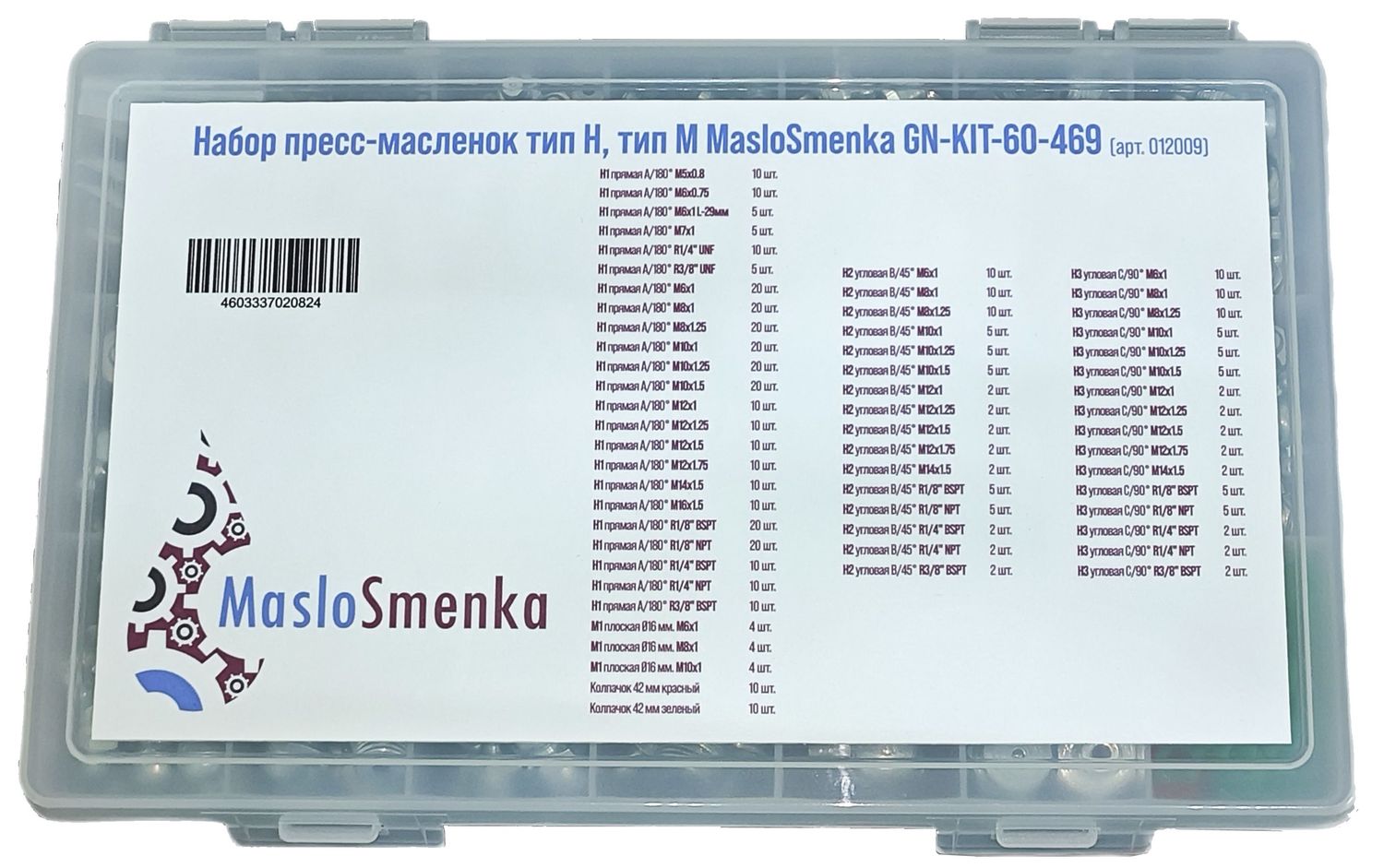 Новинка: набор пресс-масленок 60 типов / 469 предметов!