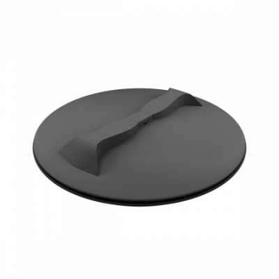 Крышка с дыхательным клапаном 450 мм (черная)