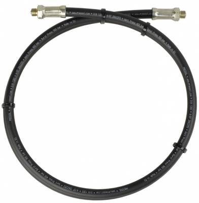 Гибкий шланг 10х1500 мм для смазочных шприцев 1/8"BSPP, MasloSmenka 020211