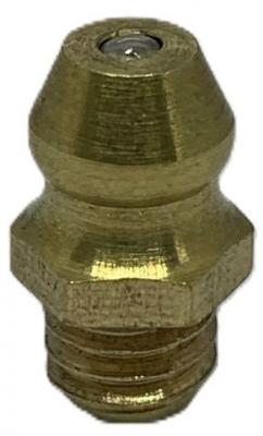 Пресс-масленка MasloSmenka прямая, H1 M6x1, латунь, 010124