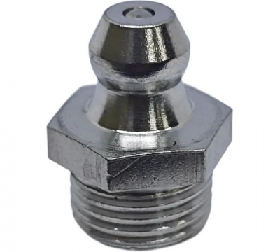 Пресс-масленка MasloSmenka прямая, H1 M8x1, комплект 10 шт,нержавеющая сталь AISI316(A4), Европейский стандарт DIN71412 011102-10