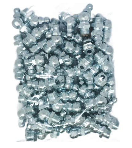 Пресс-масленка MasloSmenka угловая H2 R1/8NPT, оцинкованная сталь, 010214