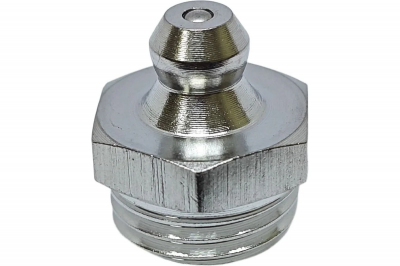 Пресс-масленка прямая нерж. H1 R1/4"BSPT, комплект 2 шт.,нержавеющая сталь AISI304, Европейский стандарт DIN71412, MasloSmenka 010705-02