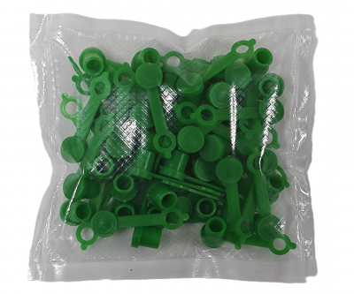 Колпачок для пресс-масленок MasloSmenka H 42мм, компл. 100 шт., зеленый 011003-100