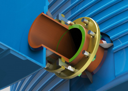 Втулка с фланцем 125