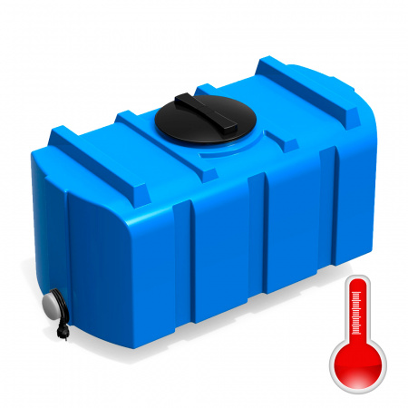 Бак для душа серии «R» 300 литров с подогревом (синий)