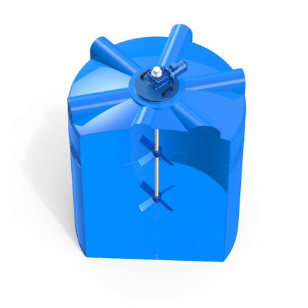 Емкость V 6000 литров с лопастной мешалкой