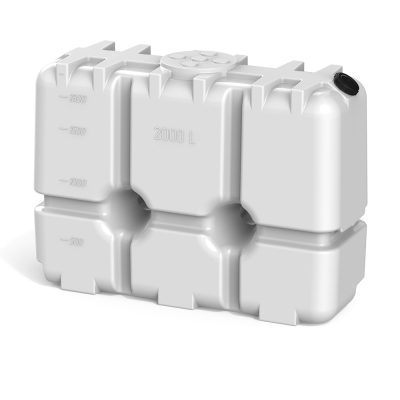 Бак RT 2000 литров для дизтоплива (белый)