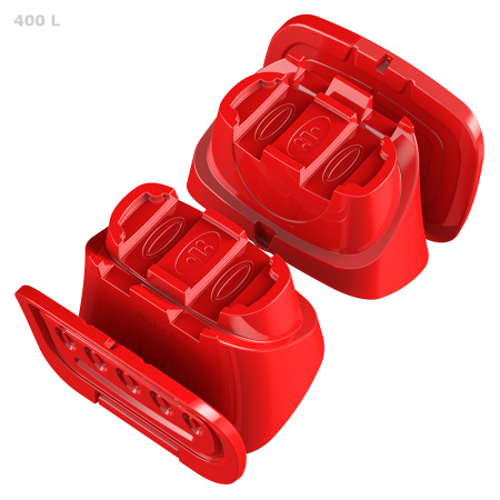 Ящик для песка, соли, реагентов и химикатов 400 литров PREMIUM (черный)