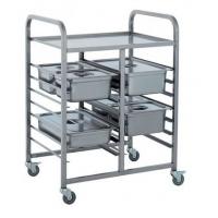 Тележка сварная серия "Люкс" для гастроемкостей ТГ-Л-2.14-1.1-02 (ТГ-1)