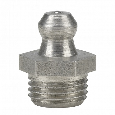 Коническая пресс-масленка прямая М10 х 1 нерж. SK, Pressol (15913)