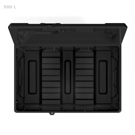 Ящик для ветоши 500 литров (черный)