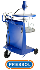 Пневматический солидолонагнетатель Pressol 18786051 (для бочки 180-200 кг.)