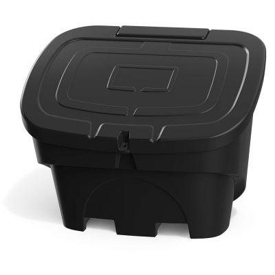 Ящик для песка, соли, реагентов и химикатов 400 литров PREMIUM (черный)