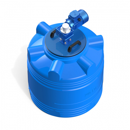 Емкость V 200 литров с лопастной мешалкой