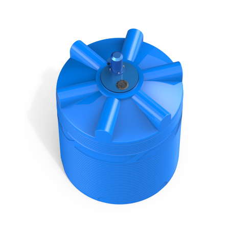 Емкость V 3000 литров с турбинной мешалкой