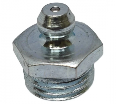 Пресс-масленка прямая оц. H1 R1/4"BSPT, комплект 100 шт., оцинкованная сталь, Европейский стандарт DIN71412, MasloSmenka 010112-100