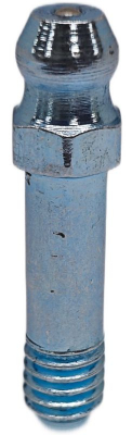 Пресс-масленка MasloSmenka прямая, H1 M6x1 L-29мм, оцинкованная сталь, 010117