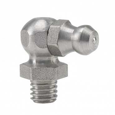 Коническая пресс-масленка угловая, нерж. 90° М6х1 SK, Pressol (15967)