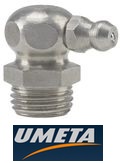 Пресс-масленка из нержавейки угловая Н3 1/4" нерж. сталь Umeta