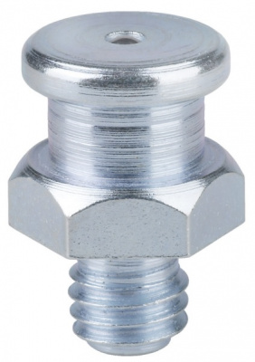 Пресс-масленка плоская круглая М4 Ø10 мм М6х1, 010401