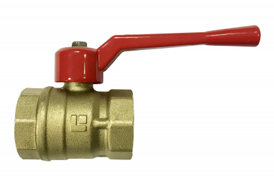 Кран шаровый латунь г-г рычаг 2"