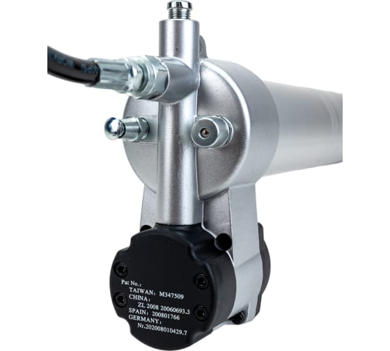 Шприц-насадка на шуруповерт, плунжерный для густой смазки, 400мл