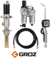 Комплект: пневматический насос 3:1, пистолет со счетчиком, шланг и воздушный фильтр (GR45340KMF)