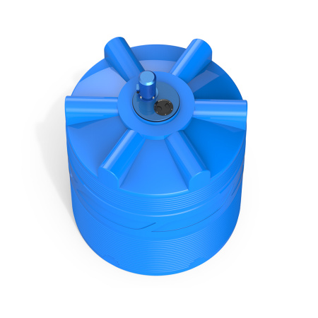 Емкость V 2000 литров с турбинной мешалкой