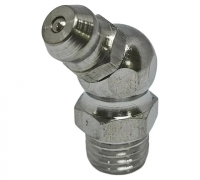 Пресс-масленка угловая нерж. H2 M8x1, комплект 10 шт.,нержавеющая сталь AISI304, Европейский стандарт DIN71412, MasloSmenka 010802-10