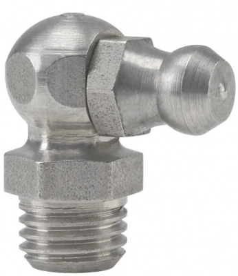 Пресс-масленка из нержавейки угловая Н3 M8х1, 010902