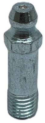 Пресс-масленка MasloSmenka прямая, H1 M8x1 L-30мм, оцинкованная сталь, 010127