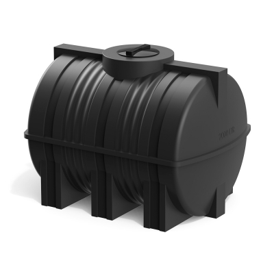 Горизонтальная емкость G 2000 литров (черный)