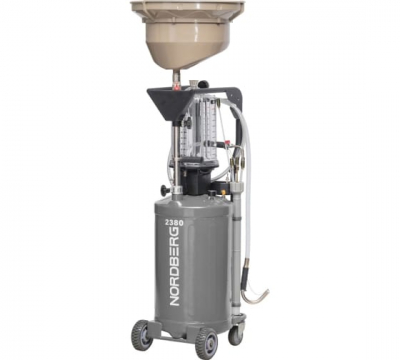 Установка для сбора масла пневматическая, 80 л, серая 2380G