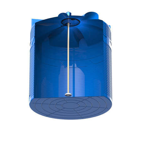 Емкость V 5000 литров с турбинной мешалкой