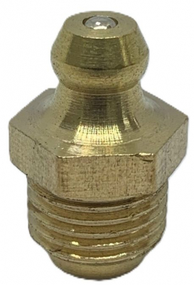 Пресс-масленка MasloSmenka прямая, H1 M10x1, латунь, 010126