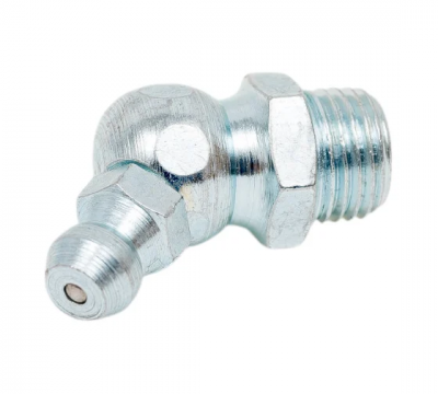 Пресс-масленка угловая оц. H2 R1/8"BSPT, комплект 10 шт., оцинкованная сталь, Европейский стандарт DIN71412, MasloSmenka 010207-10
