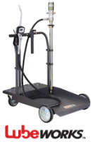 Комплект для раздачи масла, насос 5:1, пистолет с счетчиком и жестким наконечником, тележка (1700333)