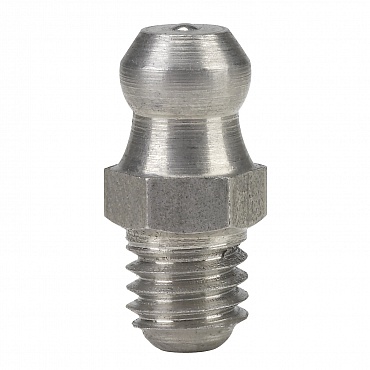 Коническая пресс-масленка прямая М6 х 1  SK нерж, Pressol (15907)