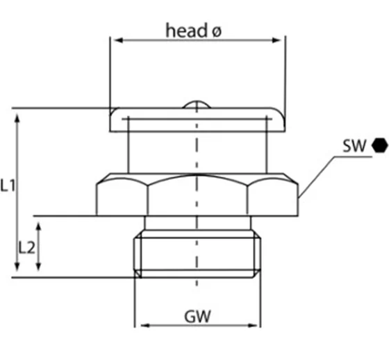 Пресс-масленка плоская MasloSmenka М4 10 мм, G1/8'' BSPP, комплект 10 шт, оцинкованная сталь, Европейский стандарт DIN3404 010405-10