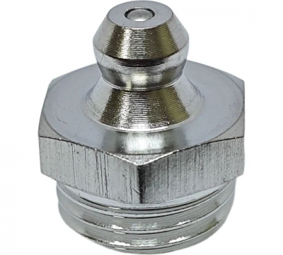 Пресс-масленка прямая нерж. H1 R1/4"BSPT, комплект 10 шт.,нержавеющая сталь AISI304, Европейский стандарт DIN71412, MasloSmenka 010705-10
