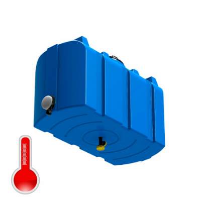Бак для душа серии «R» 200 литров с подогревом (синий)