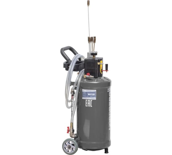 Установка для сбора масла пневматическая, 30 л, серая 2330G