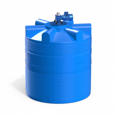 Емкость V 2000 литров с лопастной мешалкой