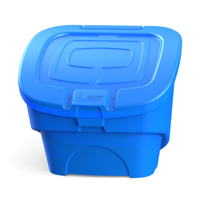 Ящик для песка, соли, реагентов и химикатов 90 литров PREMIUM (синий)
